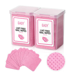 GAOY toallitas para uñas sin pelusa, suaves y absorbentes para un acabado limpio