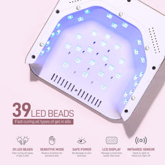 GAOY UV LED nail lamp 39 LED array providing strong curing coverage