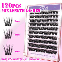 GAQQI lash clusters wide band enables easy application for beginners