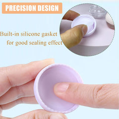 GAQWOK compact makeup container perfect for travel touch-ups
