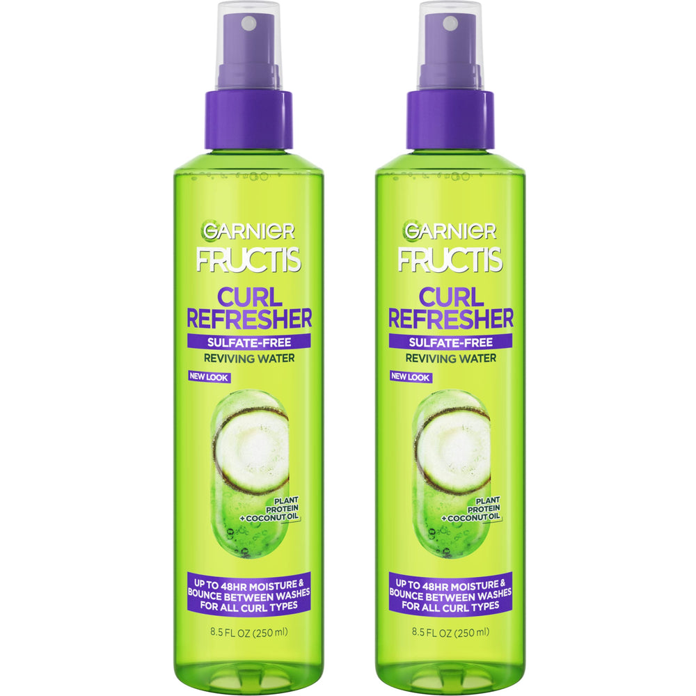Garnier Fructis Curl Refresher, botella de spray para hidratar entre lavados.