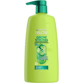 Garnier Fructis Grow Strong bottle with anti-breakage formula and apple extract