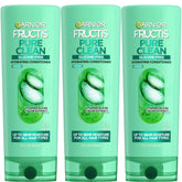 Garnier Fructis Pure Clean en bote hidrata ligeramente todo tipo de cabello.