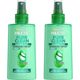 Garnier Fructis Pure Clean Detangler Air Dry, botella vertido, facilita secado al aire sin enredos