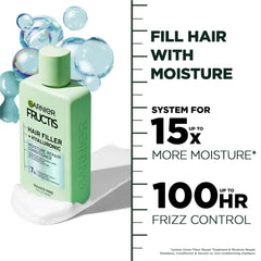 Rizos definidos con Garnier Fructis Relleno Capilar tras uso