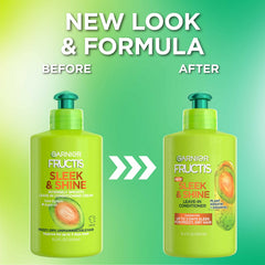 Garnier Fructis Sleek & Shine uses argan oil and apricot for silky hair.