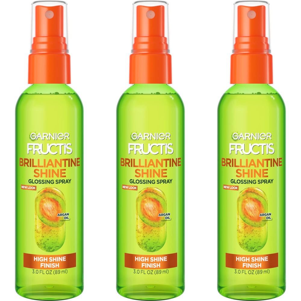 Garnier Fructis Style Brilliantine, brillo sutil en botella para uso diario.