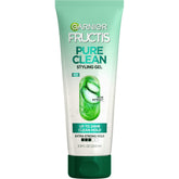 Garnier Fructis Pure Clean Gel bottle with all-day clean hold.
