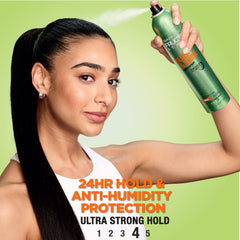 Garnier Fructis Sleek & Shine hairspray nozzle mist anti humidity protection