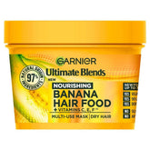 Garnier Banana para el cabello en botella, nutrición ligera para cabello seco.