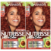 Garnier Nutrisse Ultra Color RC1 packaging with grapeseed oil ampoule for nourished color.