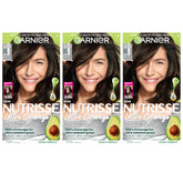 Garnier Nutrisse Ultra Coverage packaging showcasing 100% gray coverage potential.