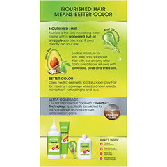Garnier Nutrisse Ultra Coverage dye cream tube ready for smooth application.