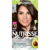 Garnier Nutrisse Ultra Coverage packaging for at-home color convenience.