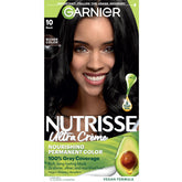 Garnier Nutrisse Ultra Creme box contents ready for at-home dye.