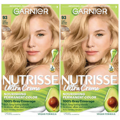 Garnier Nutrisse Ultra Creme bottle pour for even at-home color