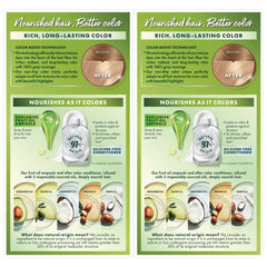 Garnier Nutrisse Ultra Creme oil ampoule nourishes hair during dye.
