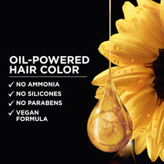 Garnier Olia after-color conditioner helps hydrate and lock in shade.