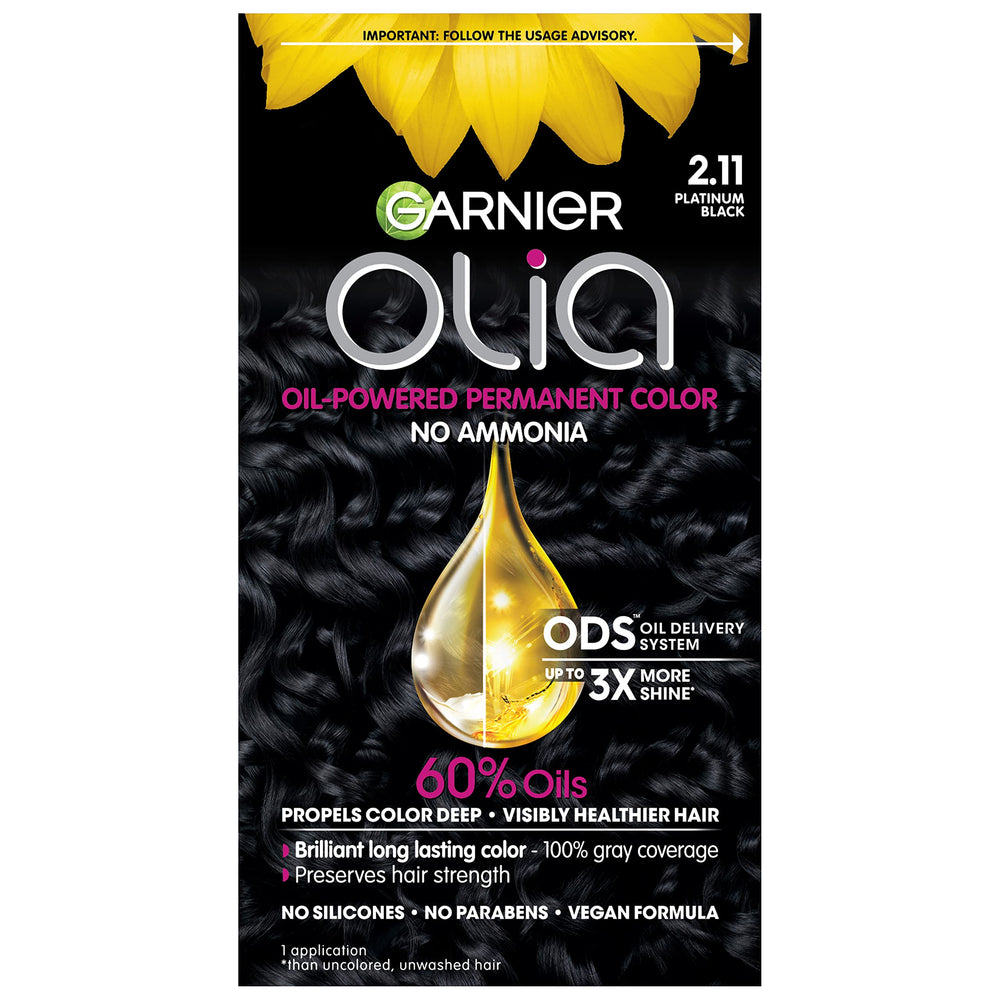 Garnier Olia bottle application for even color distribution