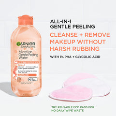 Garnier SkinActive tónico exfoliante con PHA para textura uniforme.