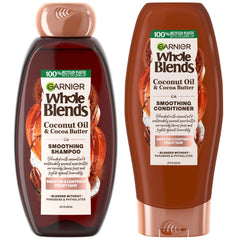 Garnier Whole Blends Champú Aceite de Coco: suavidad y brillo para el cabello