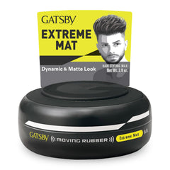Gatsby Extrema Mate: lata de 80 g para fijación duradera y acabado mate.