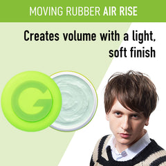 Gatsby Moving Rubber Air Rise application scene shows easy styling across lengths.