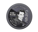 Gatsby Wax Matt & Hard 75g Grey cap for easy styling.