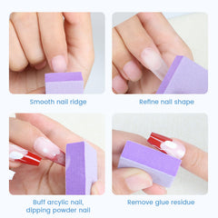 GAZEPPLUS buffer block back view highlighting durable sponge core for long-lasting use.