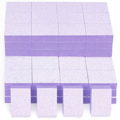 GAZEPPLUS nail buffer block front view with dual-grit 80/100 for quick smooth prep.