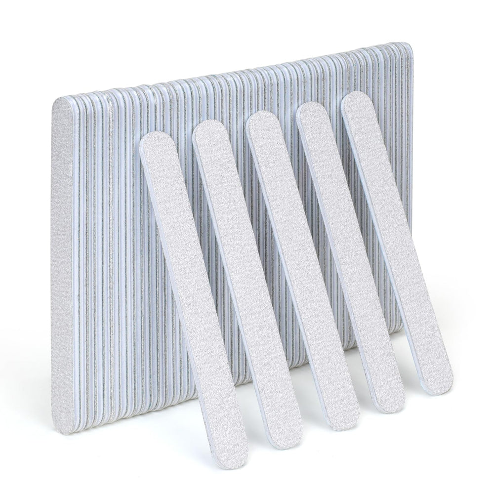 GAZEPLUS nail files 80/100 grit emery board for quick shaping of acrylics and gels.