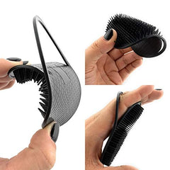 GBS GENTS palm hair brush vibrant colors with palm-friendly design for everyday grooming