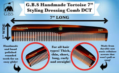 G.B.S GENTS smooth teeth for comfortable grooming across hair and beard.