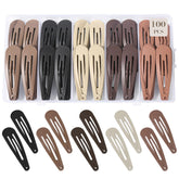 GBYMIUY clips de pelo, 100 piezas con acabado mate para todo tipo de cabello.