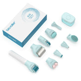Gdbanlimi 10-in-1 derma roller kit with case for at-home microneedling