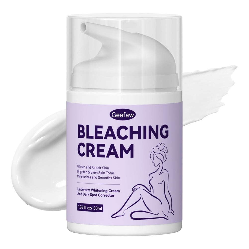 Geafaw crema aclaradora para bikini, tono de piel más uniforme y suave.