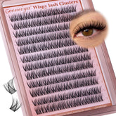 Geeneiya 168pcs DIY lash clusters pack for easy at-home extensions.
