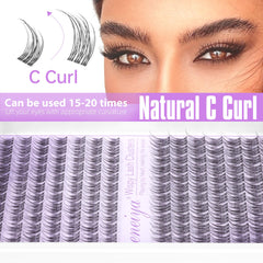Geeneiya beginner-friendly clusters simplify DIY lash applications