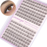 Geeneiya Clear Band lash clusters 9-11mm blend seamlessly for a natural everyday look.