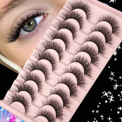 Geeneiya 10-pair set for effortless daily lash looks