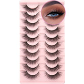 Geeneiya false eyelashes mink lashes pack for natural, weightless eye enhancement
