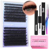 Geeneiya Full Lash Extension Kit bundle for at-home applications