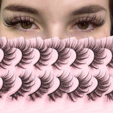 Geeneiya Wispy Mink 18mm lashes deliver natural, voluminous daily definition.