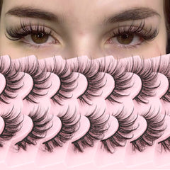 Geeneiya Wispy Mink 18mm lashes deliver natural, voluminous daily definition.