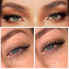 Geeneiya matte faux mink fibers provide soft, lightweight feel.