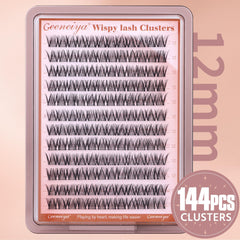 Geeneiya seamless-fit lash clusters blend with natural lashes for comfort.