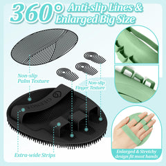GEENOA enlarged design fits most hands for comfortable scrubbing.