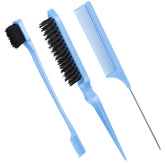 Geiserailie edge brush dual sided for precise hairline shaping and edge control