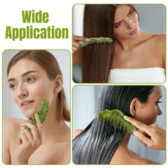 Geiserailie jade comb focused on neck relaxation and tension relief.