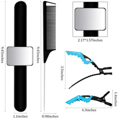 Geiserailie rat tail combs with stainless steel tails for precise parting